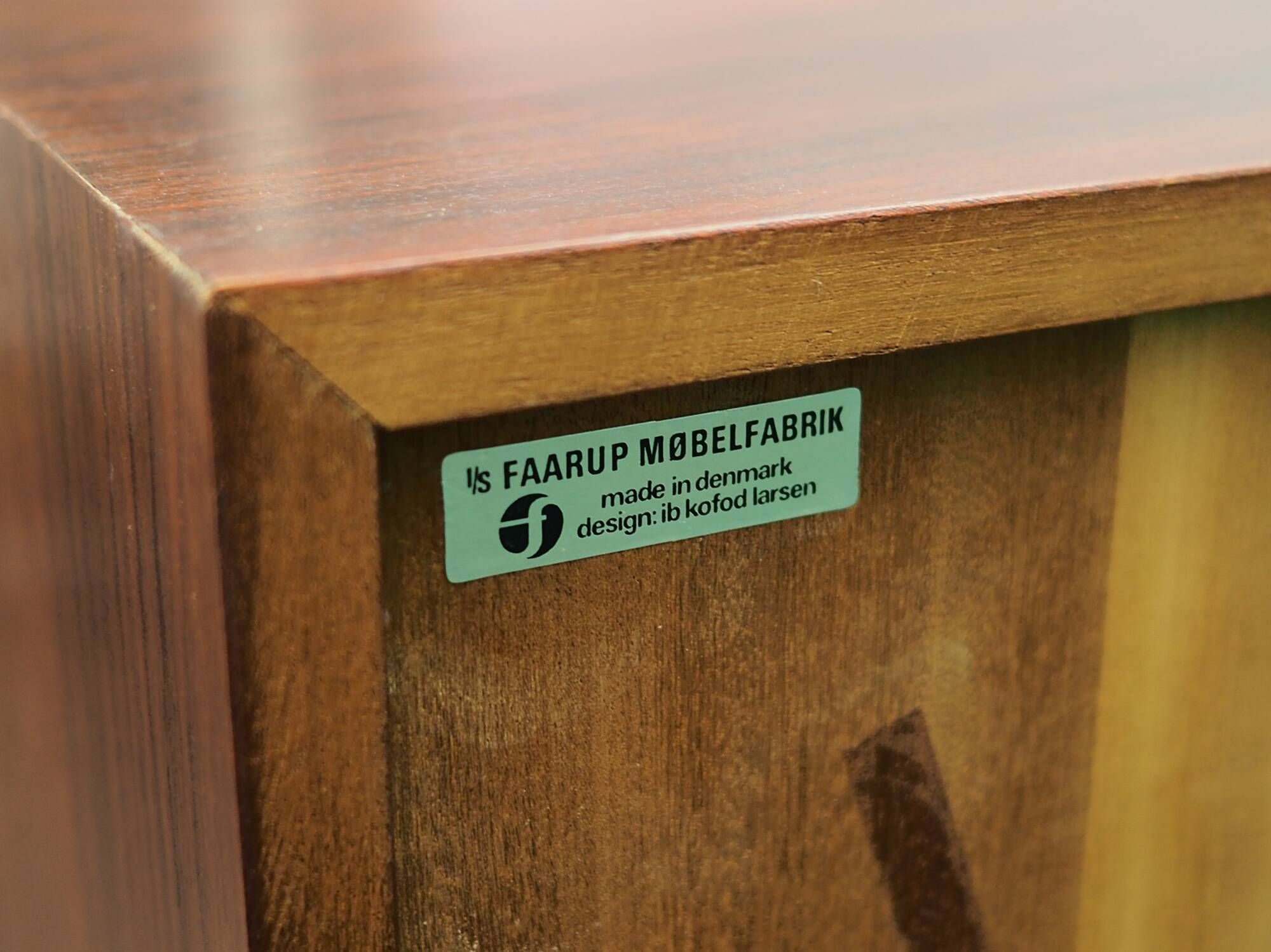 Rosewood bookcase, Danish design, 1970s, designer: Ib Kofod Larsen, manufac