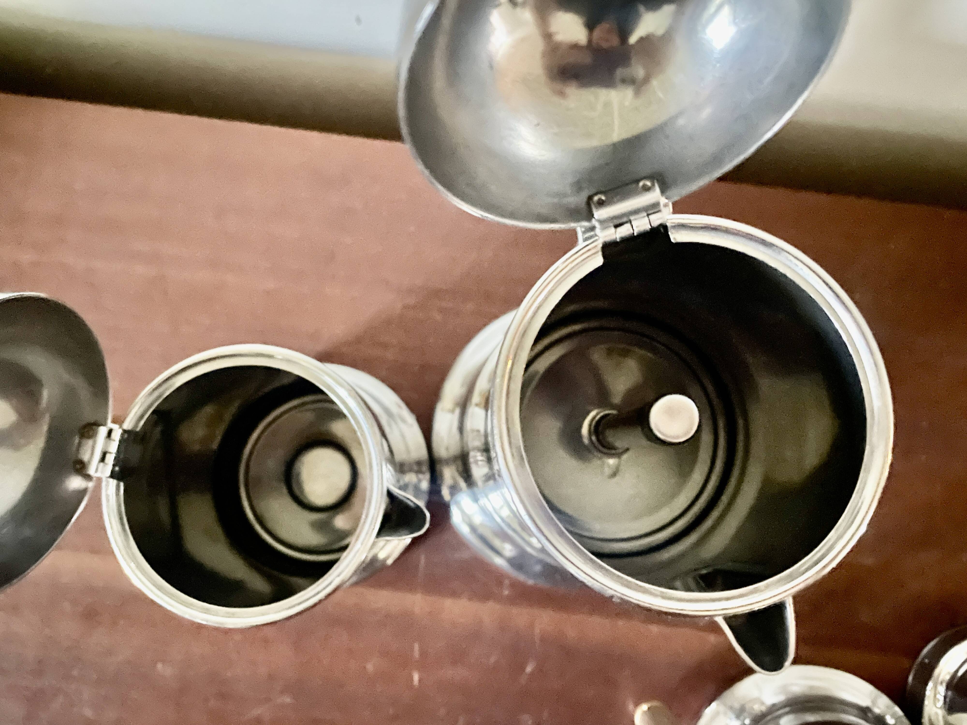 Vev Vigano Kontessa espresso set or 24 carats, Italy