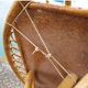 Rattan trampoline coffee table. French work. Circa 1950/60