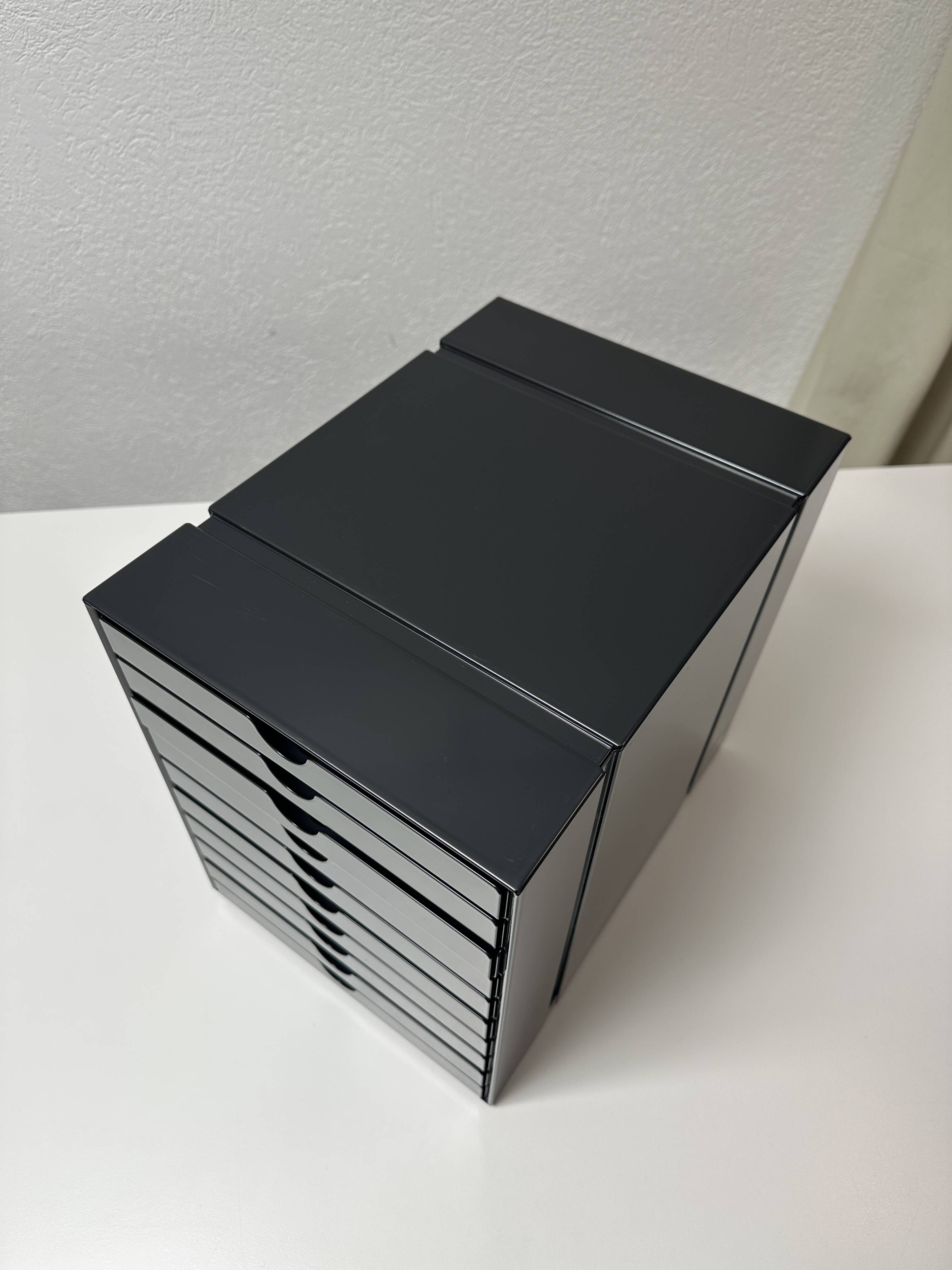 Caisson INOS USM Haller in Graphite Black (small drawers)