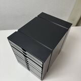 Caisson INOS USM Haller in Graphite Black (small drawers)