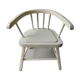 Wooden children's chair, white patina, 60s