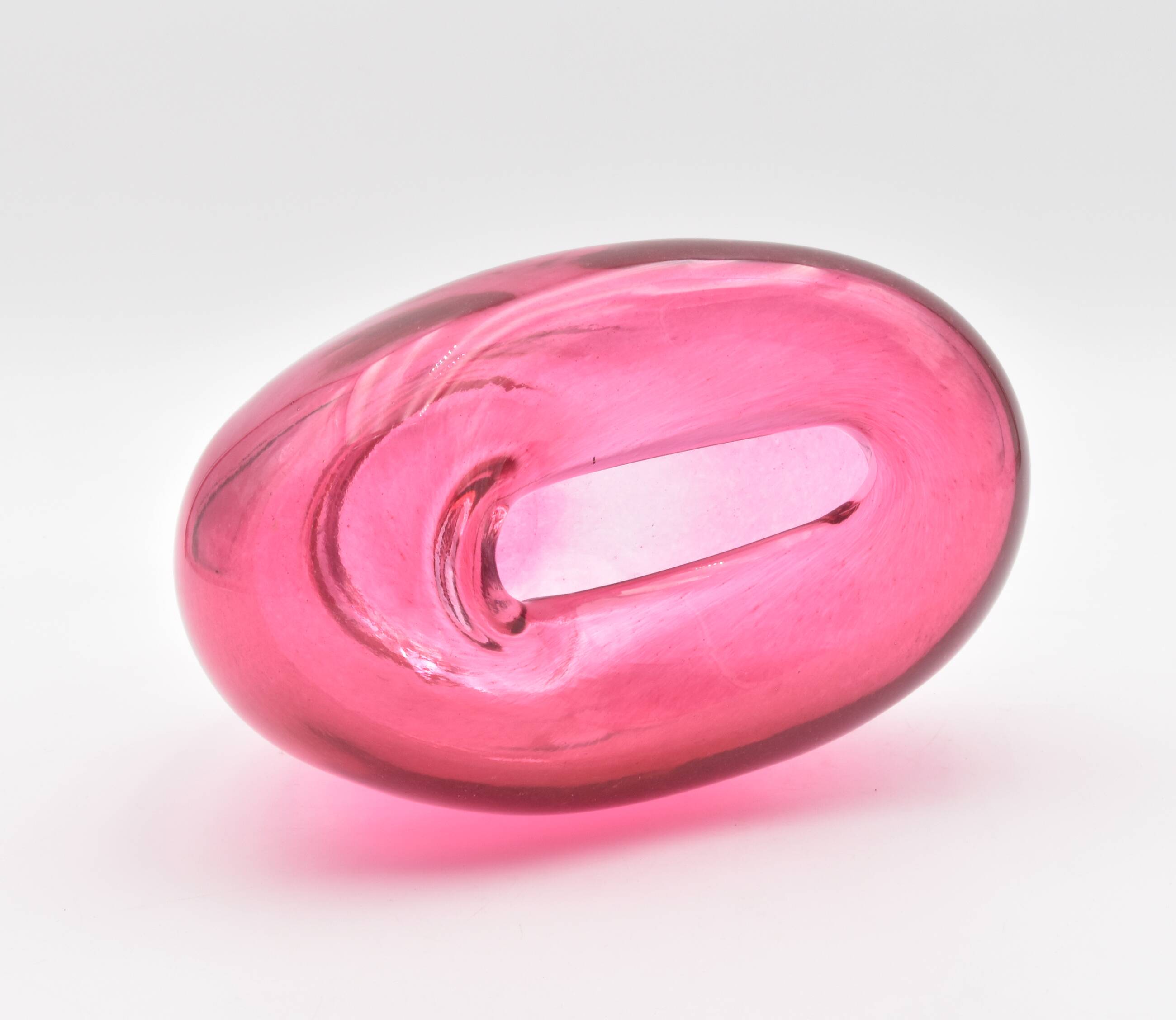 Deru heart vase design blown glass