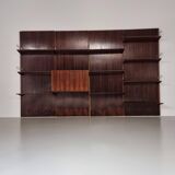 Wall unit by Finn Juhl for Bovirke, Denmark, 1960s.
