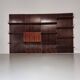 Wall unit by Finn Juhl for Bovirke, Denmark, 1960s.