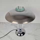 Vintage Chrome & Glass Table Lamp – Space Age Style