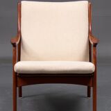 Danish furniture architect. armchair with a teak, rye and seat cushion structure
