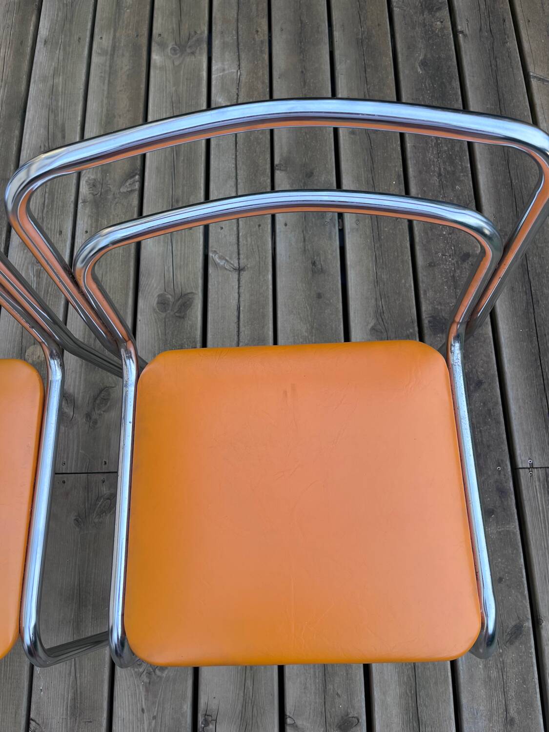 Paire de chaises vintage design Bauhaus - style Oryx
