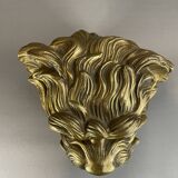 Pot à tabac en bronze en forme de tête de chien, vers 1900