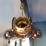 Suspension eye-ball 3 lights style Gino Sarfatti