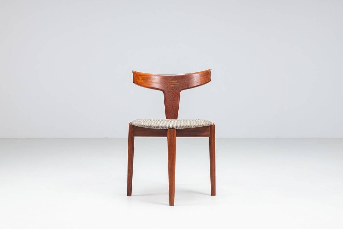 Erik Andersen & Palle Pedersen T-chair model 68 in teak Randers Denmark 1960