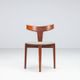 Erik Andersen & Palle Pedersen T-chair model 68 in teak Randers Denmark 1960
