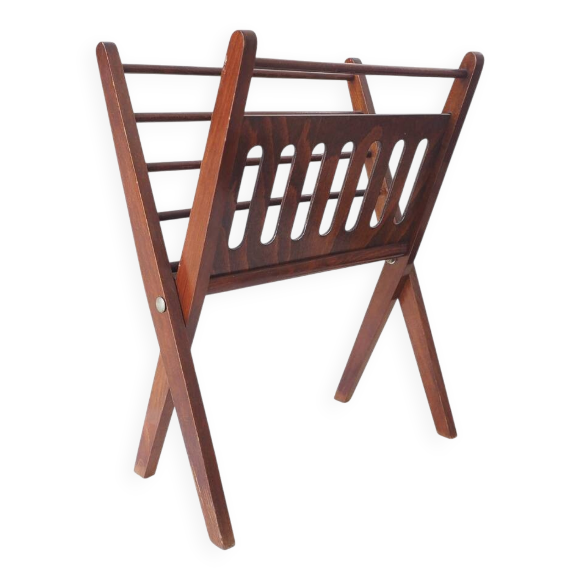 Folding magazine rack Cees Braakman for Pastoe – Dutch Mid-Century design