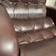 Vintage lounge chair in imitation leather from the 70s