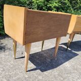 2 tables de chevet vintage