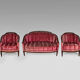 Salon Art Déco par Paul Follot en velours rose , circa 1920