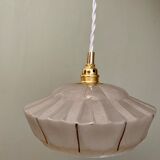 Suspension lamp vintage art deco glass