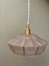 Suspension lamp vintage art deco glass