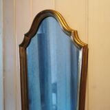 Long gilded mirror Louis XV style, 95x35 cm