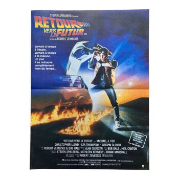 Original cinema poster "Back to the Future" Zemeckis 1985