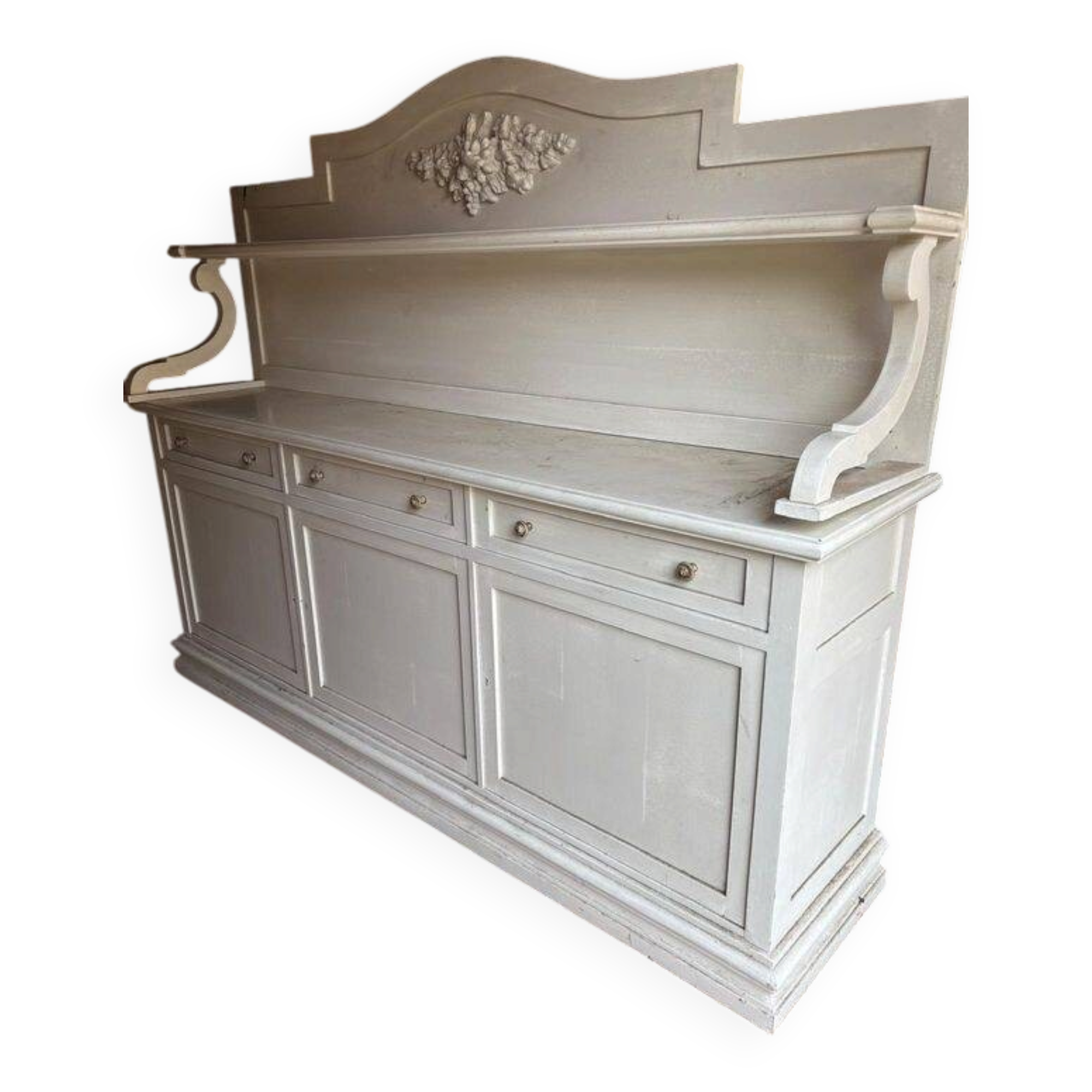 Buffet cuisine blanc