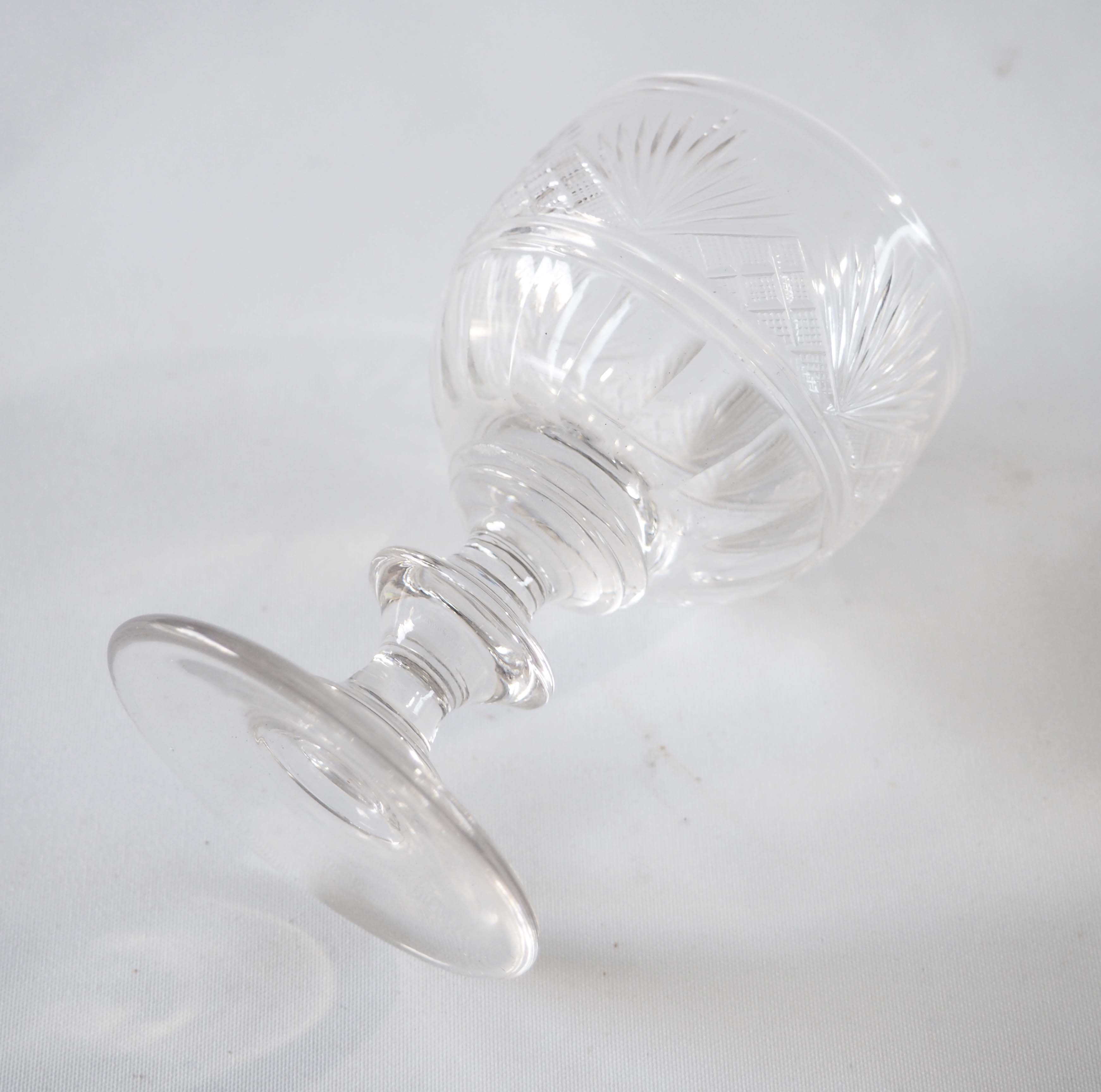 Crystal chiseled glass