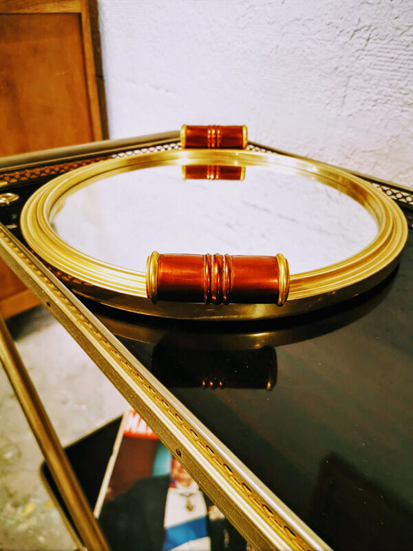 Art deco mirror tray