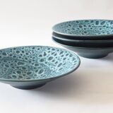 Blue lava fat plate and dish service