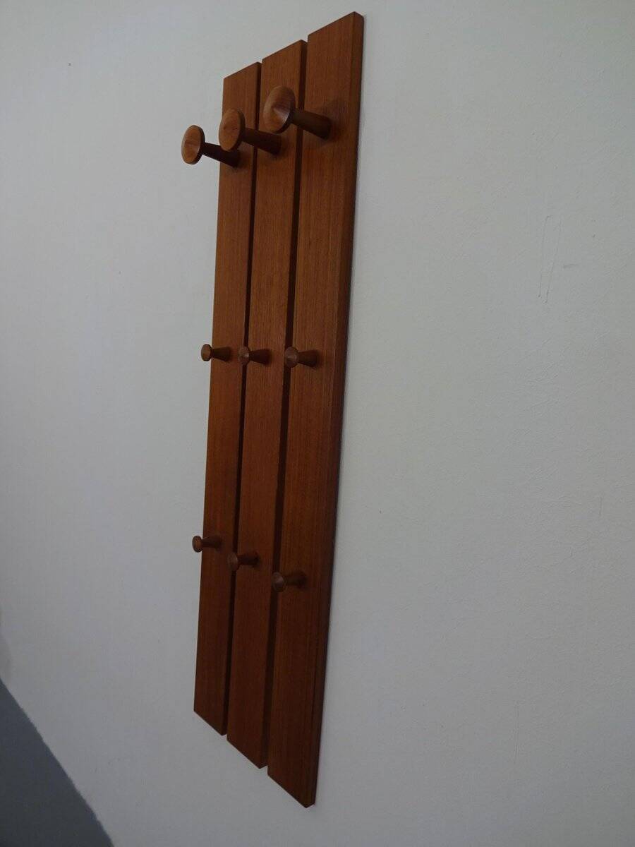 No. 140 Teak Wall Racks by Aksel Kjersgaard for Odder Møbler, 1960s, Set of 3