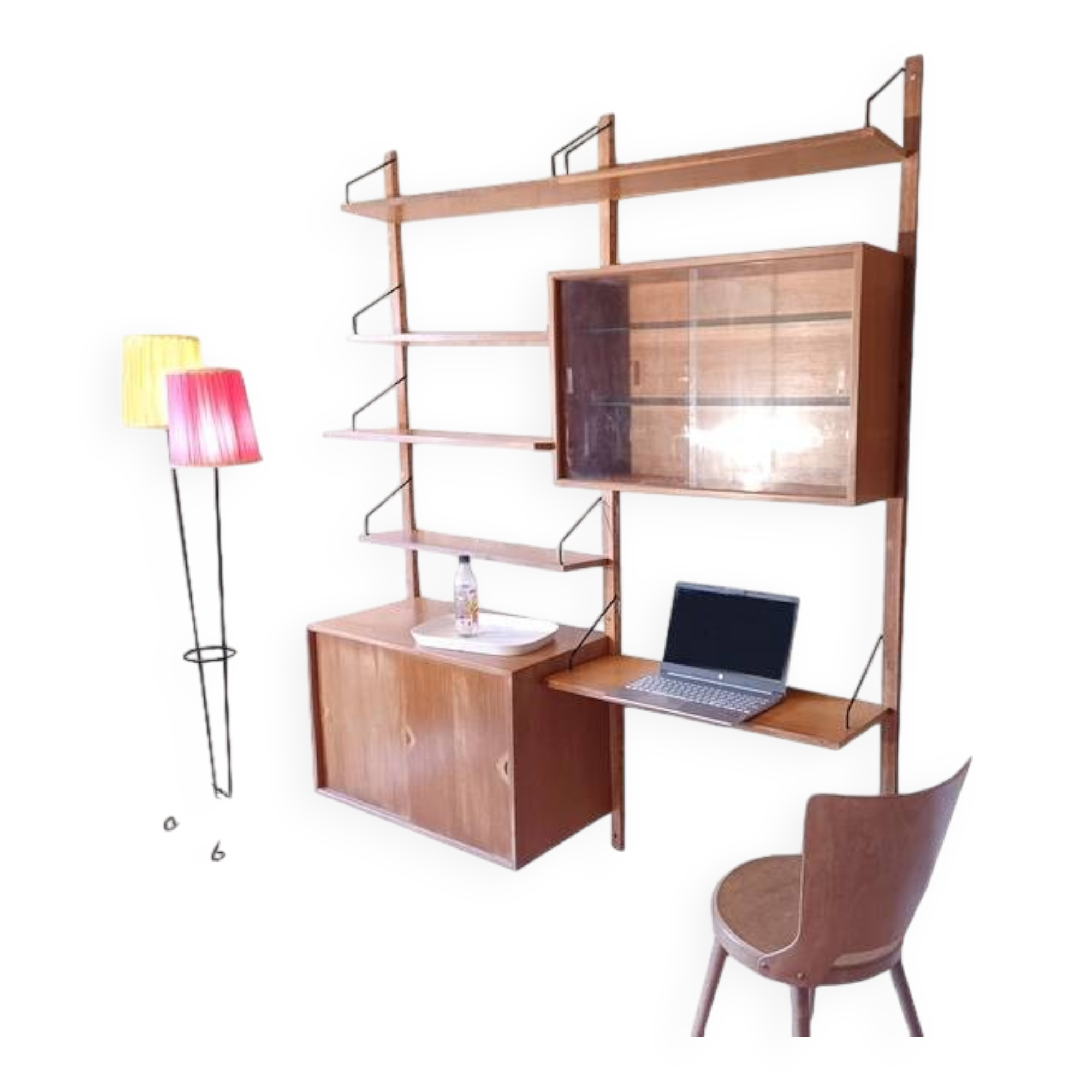 Royal System modular bookcase Poul Cadovius, Denmark 1960