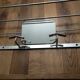 chrome coat rack with 4 hooks