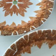 Set of 6 Vintage Italian Ironstone Plates S. Giovanni Valdarno