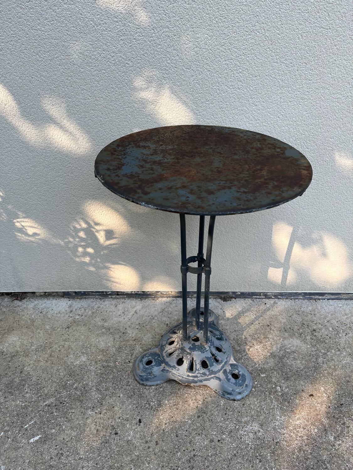 Small cast iron bistro table.