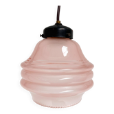 Lampe de plafond vintage rose, années 1960