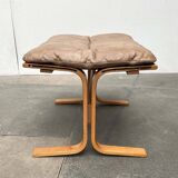 Modern Mid-Century Norwegian Siesta Pouf in Leather by Ingmar Relling for Westnofa, 1960s