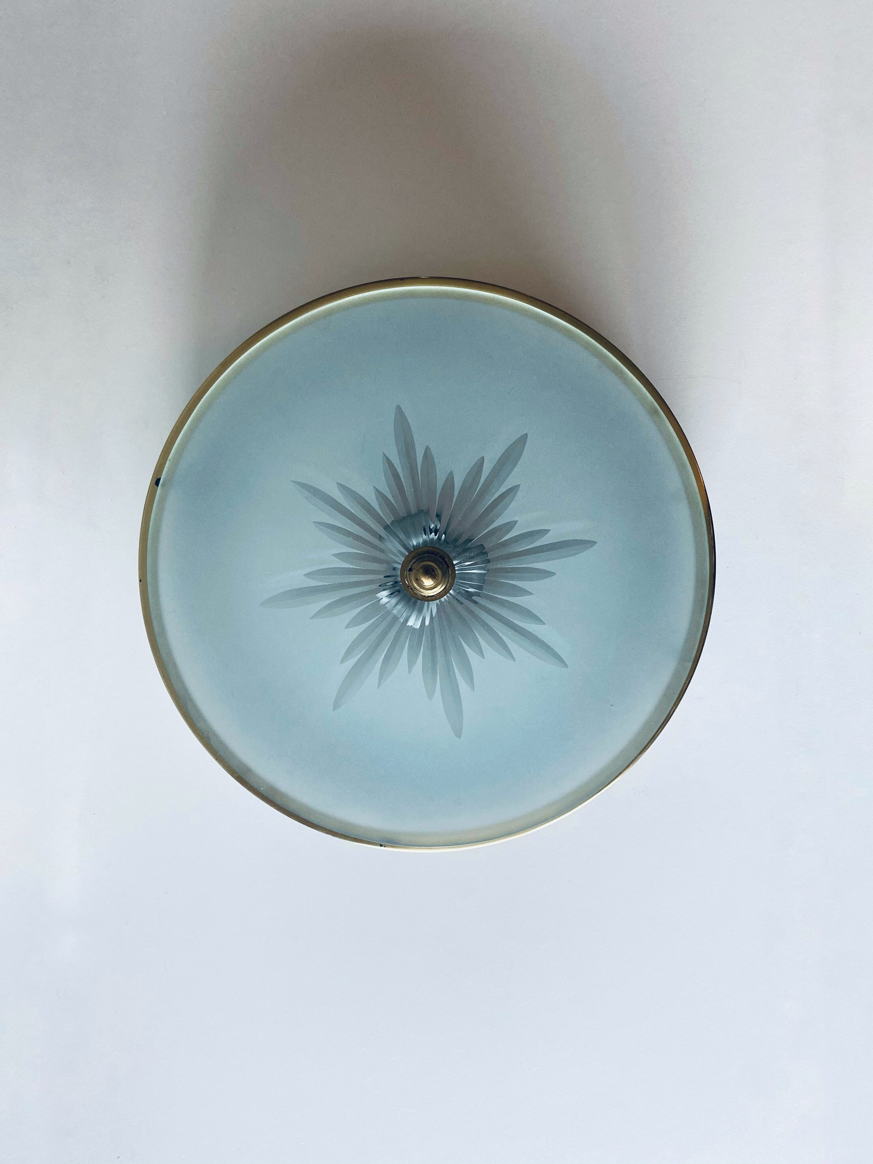Art deco ceiling light