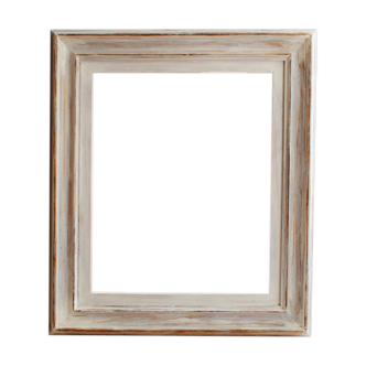 Vintage wooden frame. Stripped frame.