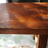 Pair of country benches in solid oak
