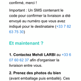 Old mirror Louis Philippe Fronton 156x102cm