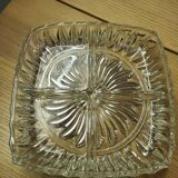 Vintage glass appetizer dish