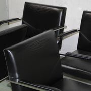 Suite of 4 BRNO armchairs, Mies Van Der Rohe, Knoll
