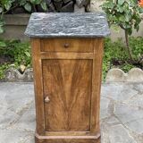 Nightstand - bedside table with marble top