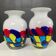 A pair of vintage Murano glass vases.