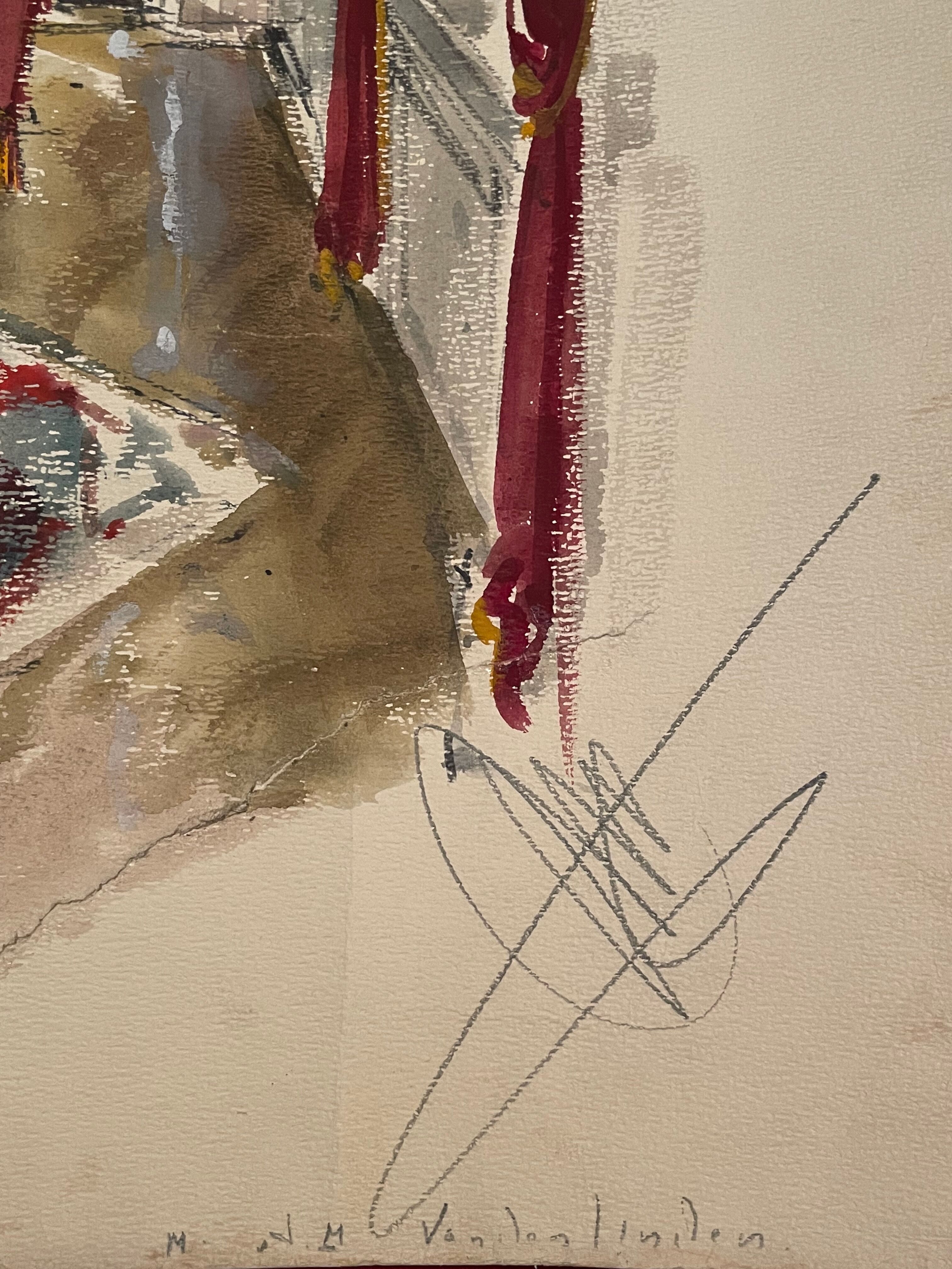 Painting decorative art interior architecture 30-50s
