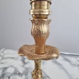 Vintage gold lamp base