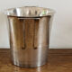 Art Deco champagne bucket, silver metal