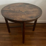 Antique solid wood side table