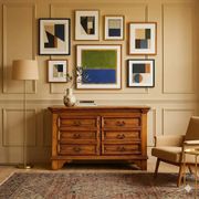 Antique walnut buffet, Italy, late 19th century