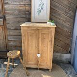 Parisian sideboard in solid thick pine / high