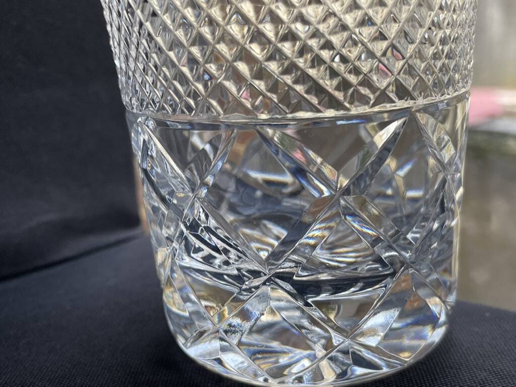 5 Whiskey glasses – Cut crystal